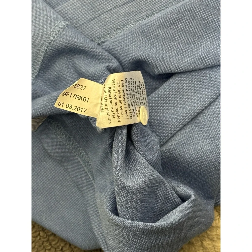 Peter Millar Polo Shirt Mens XL Blue Summer Comfort Perfect Pique Collection - Picture 7 of 7
